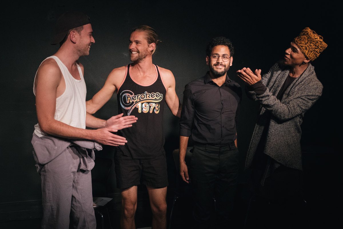 Cast of the staged reading at Alexander Bar & Theatre